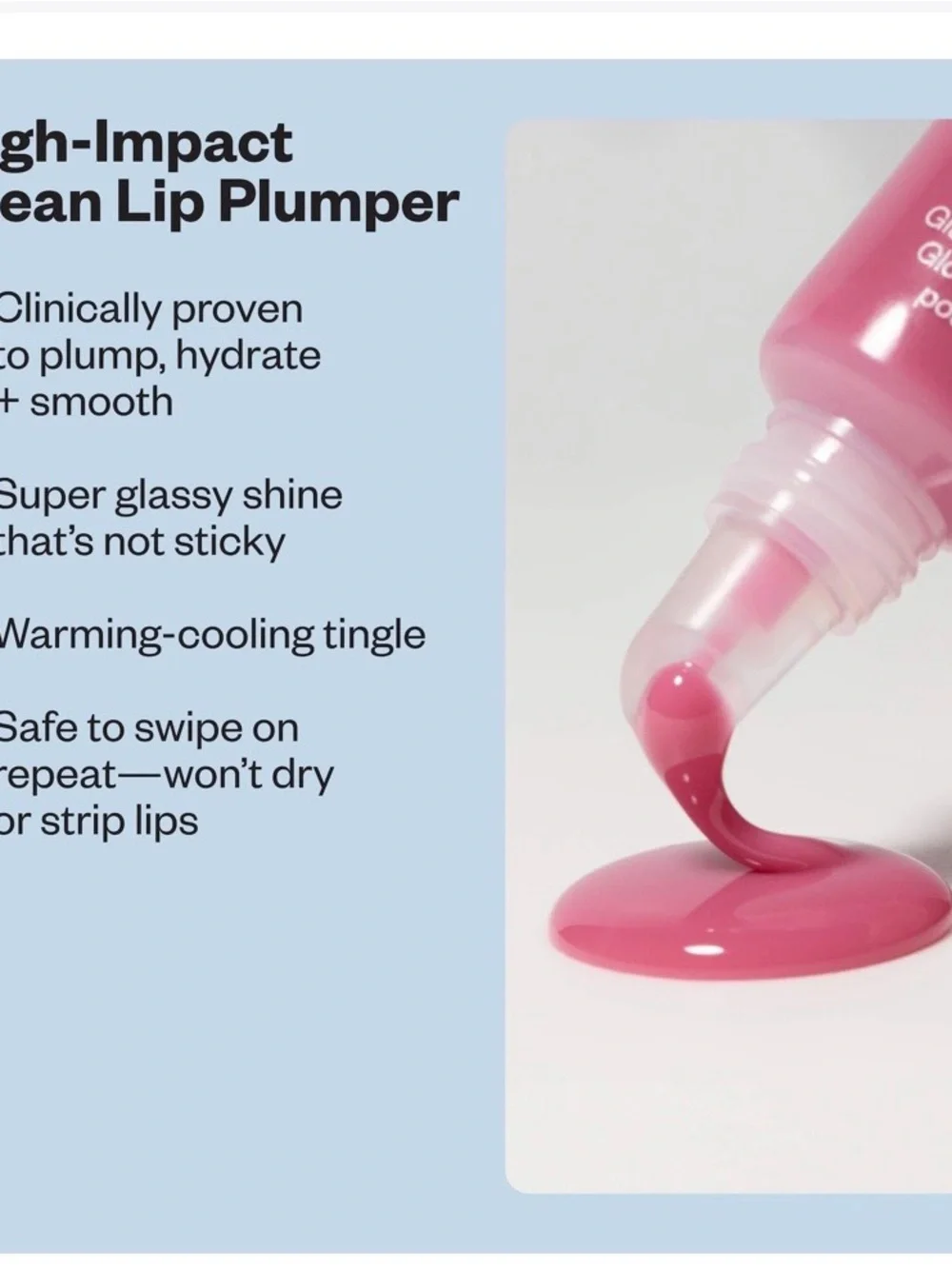 Kosas Lip Pulse Glossy Lip Plumper - Shimmery Pink